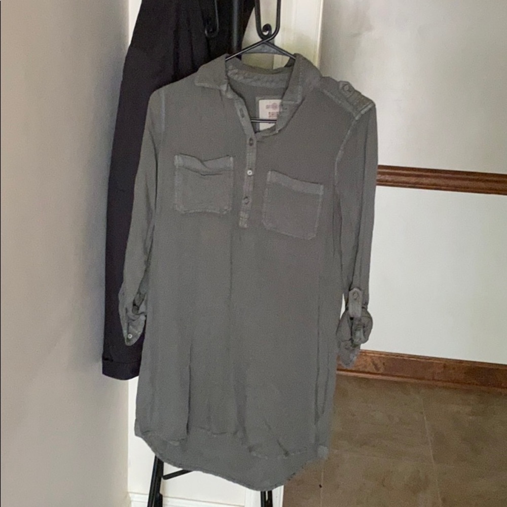 Army green dress